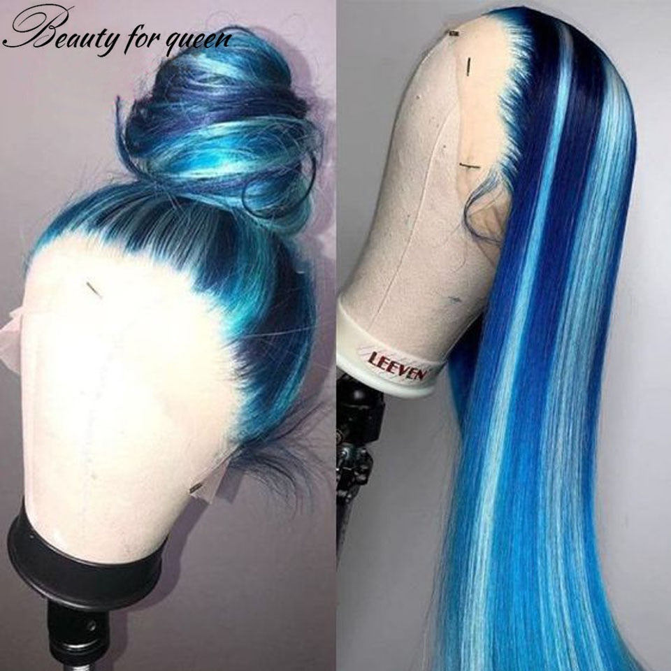 "Star Light" Royal Blue Lace Front Wig
