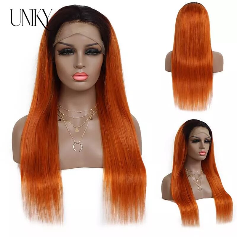 “Chucky” Orange Ginger Straight Wig