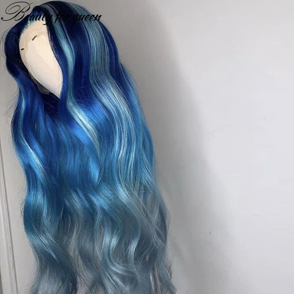 "Star Light" Royal Blue Lace Front Wig
